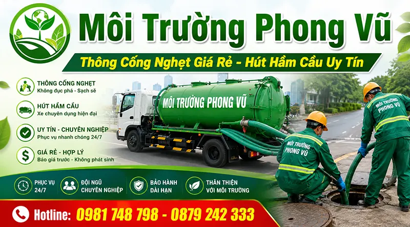 Hơn 20 năm kinh nghiệm trong lĩnh vực vệ sinh môi trường