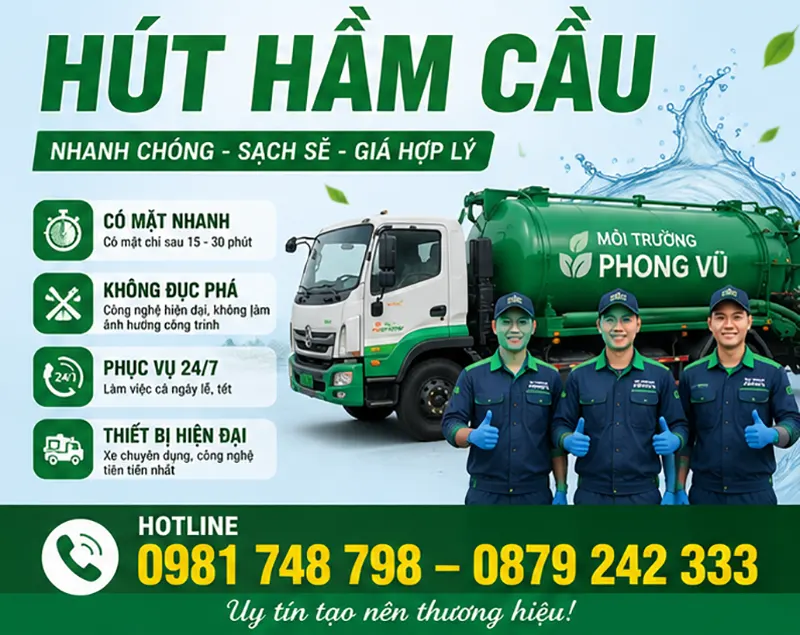 Báo giá trước khi hút hầm cầu